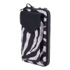 Χιαστή Πορτοφόλι Τσαντάκι Με Σχεδίο Animal Print Μαύρο Χρώμα