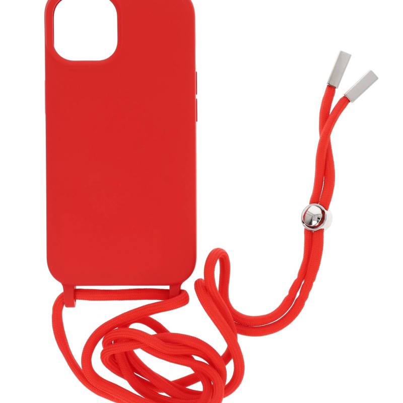 Back Cover Θήκη Σιλικόνης Με Ρυθμιζόμενο Κορδόνι (Iphone 14)