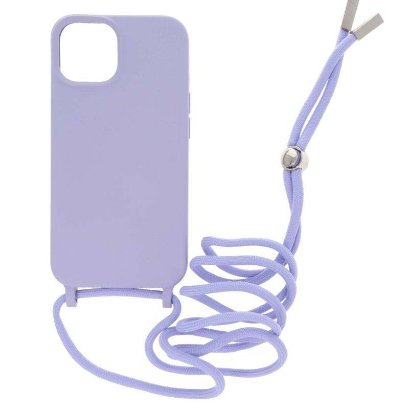 Back Cover Θήκη Σιλικόνης Με Ρυθμιζόμενο Κορδόνι (Iphone 14)