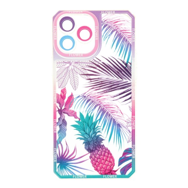 Back Cover Θήκη Σιλικόνης Διάφανη Με Σχέδιο Φύλλα (Iphone 13 Pro Max)