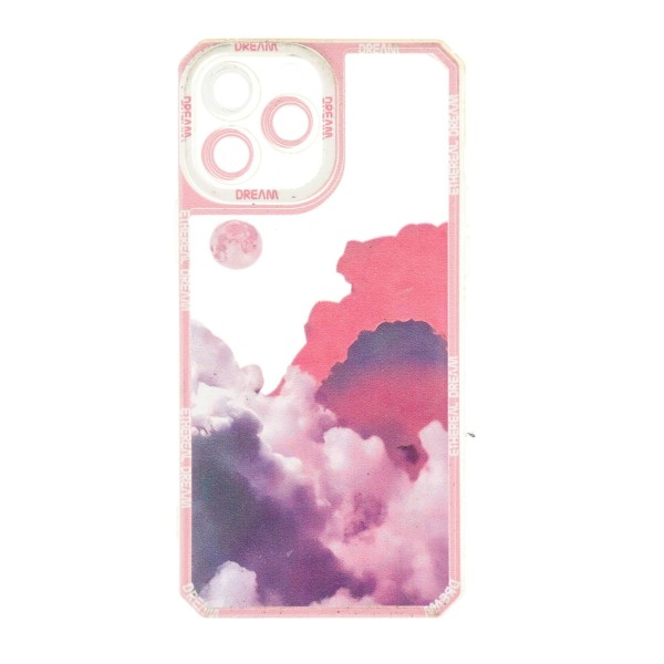 Back Cover Θήκη Σιλικόνης Διάφανη Με Σχέδιο Σύννεφα (Iphone 13 Pro Max)