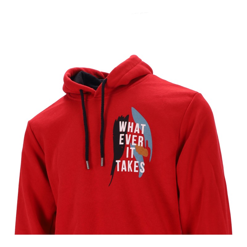 Highlander Ανδρικό Φούτερ με Κουκούλα Πλαίνες  Τσέπες Fleece με Λογότυπο What Ever It Takes