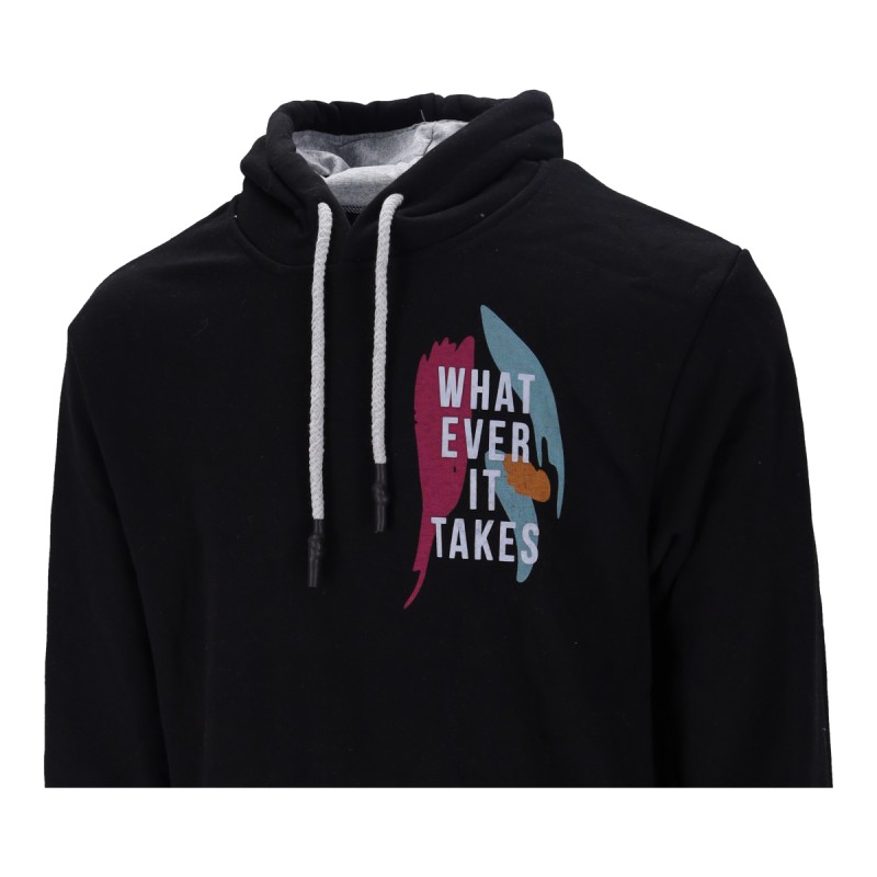 Highlander Ανδρικό Φούτερ με Κουκούλα Πλαίνες  Τσέπες Fleece με Λογότυπο What Ever It Takes