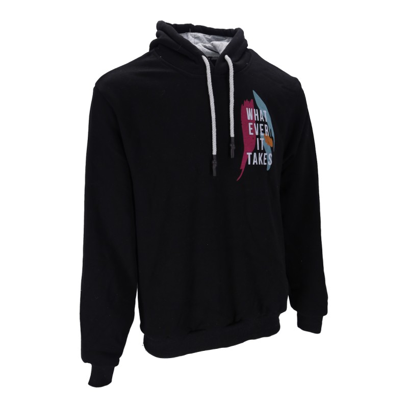 Highlander Ανδρικό Φούτερ με Κουκούλα Πλαίνες  Τσέπες Fleece με Λογότυπο What Ever It Takes