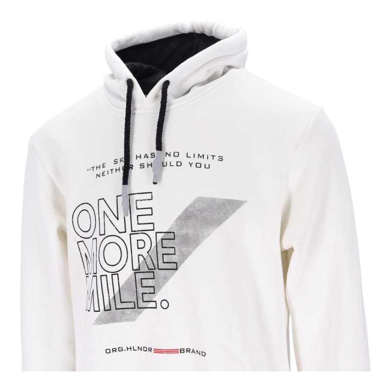 Highlander Ανδρικό Φούτερ με Κουκούλα Πλαίνες  Τσέπες Fleece με Λογότυπο One More Mile