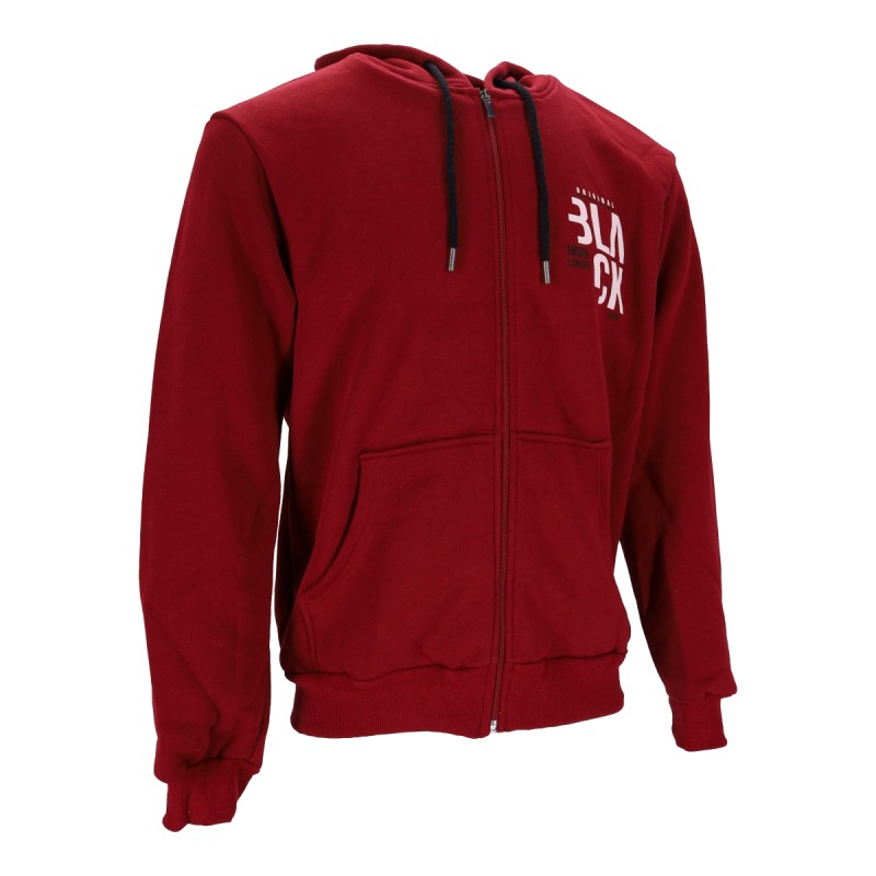 Highlander Ανδρική Ζακέτα Fleece με Φερμουάρ και Κουκούλα