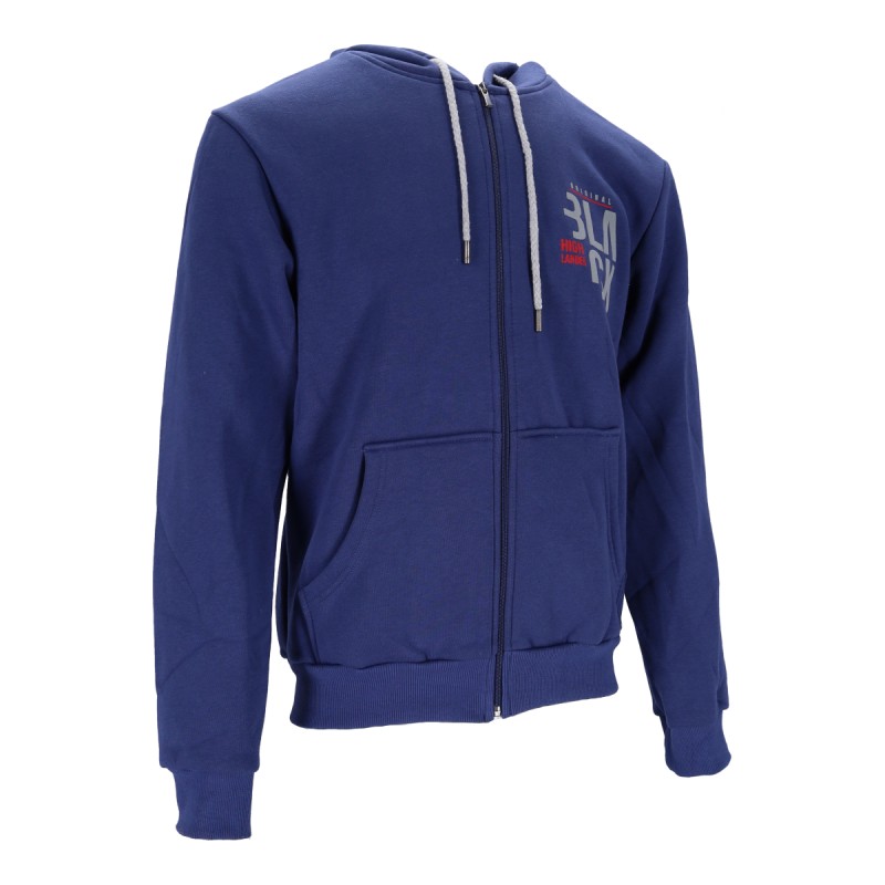 Highlander Ανδρική Ζακέτα Fleece με Φερμουάρ και Κουκούλα