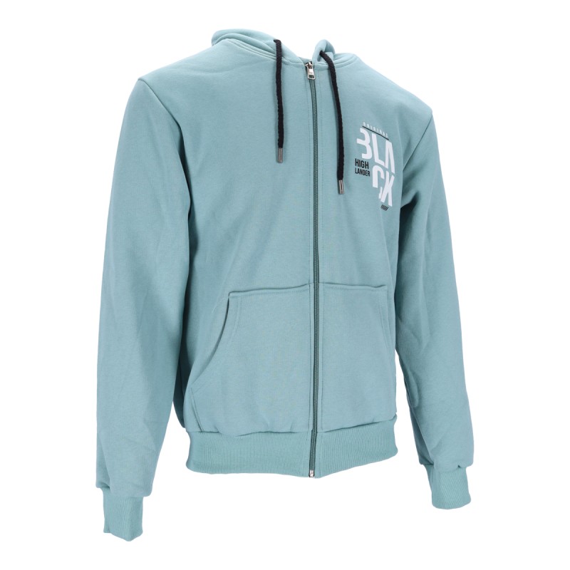 Highlander Ανδρική Ζακέτα Fleece με Φερμουάρ και Κουκούλα