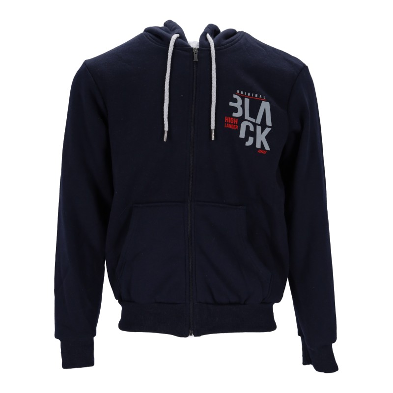 Highlander Ανδρική Ζακέτα Fleece με Φερμουάρ και Κουκούλα