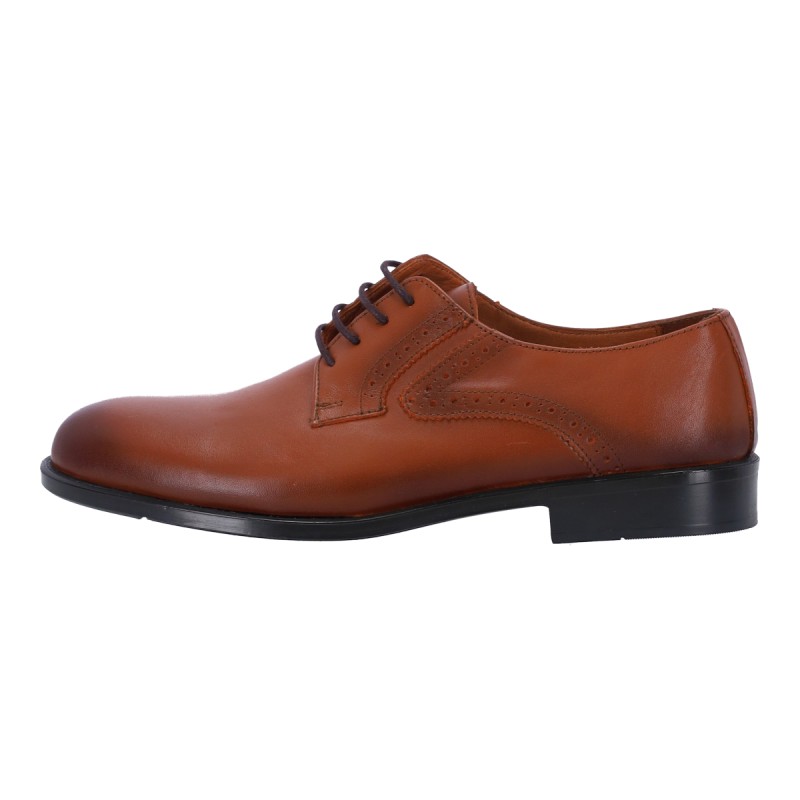 TKN Shoes Ανδρικά Δερμάτινα Σκαρπίνια Σε Ταμπά Χρώμα TKN Shoes Ανδρικά Δερμάτινα Σκαρπίνια Σε Ταμπά Χρώμα