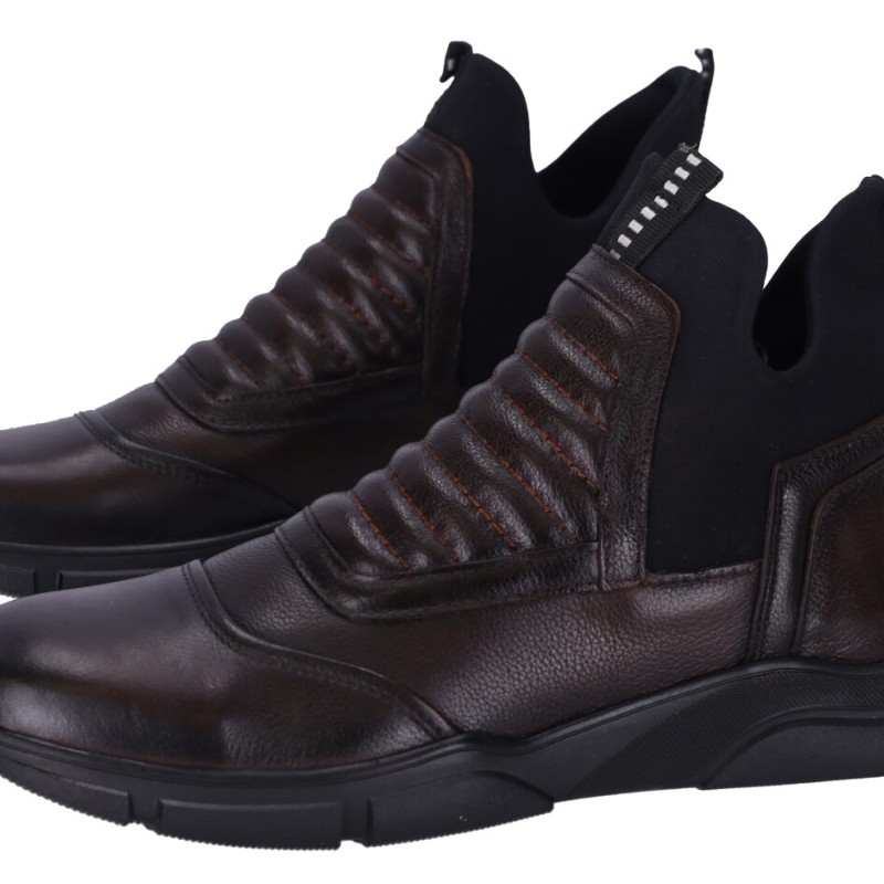 TKN Shoes Ανδρικά Δερμάτινα Μποτάκια
