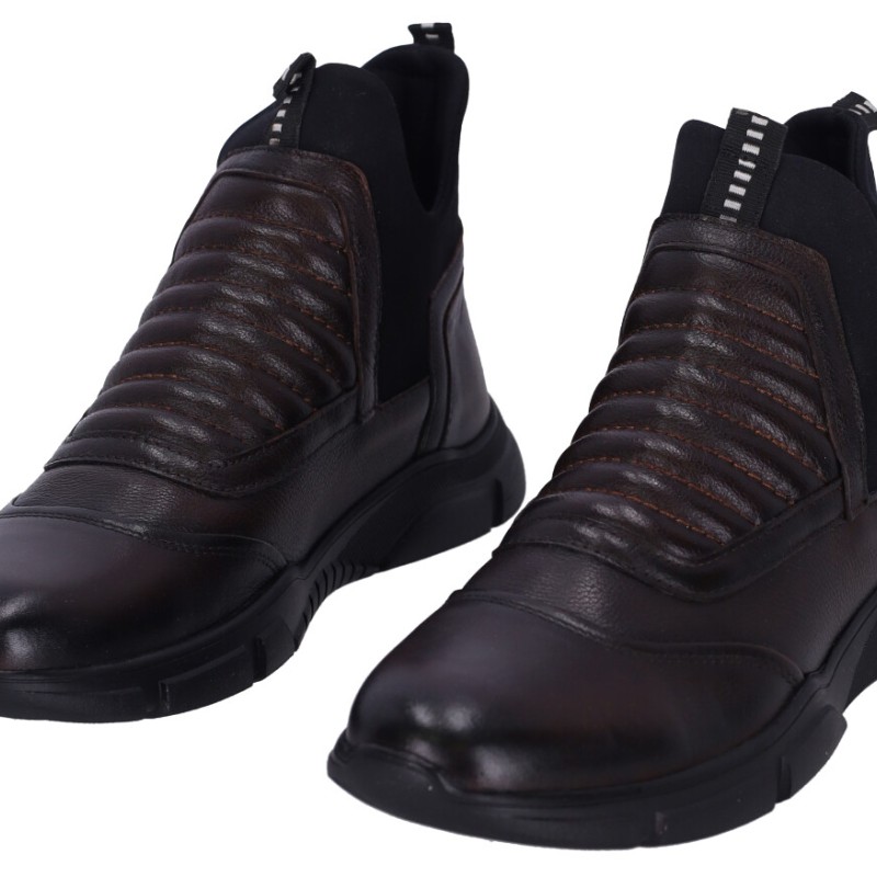 TKN Shoes Ανδρικά Δερμάτινα Μποτάκια