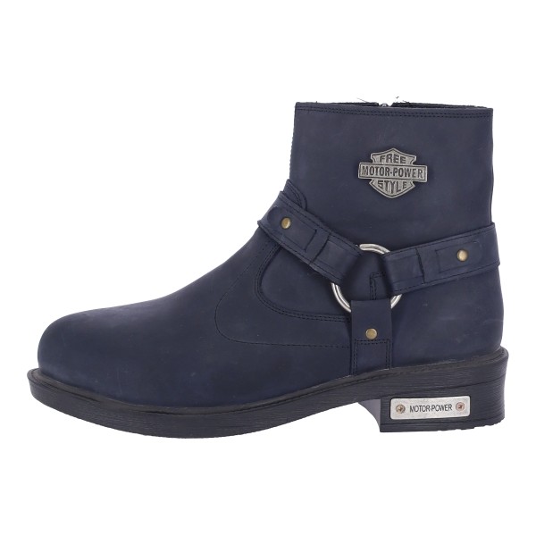 Free Motor-Power Style Ανδρικά Μποτάκια Δερμάτινα