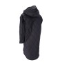One Size Women's Parka Jacket For Spring/Autumn In Blondy Black Color One Size Women's Parka Jacket For Spring/Autumn In Blondy Black Color