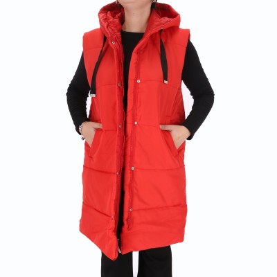 For She Women's Long Sleeve Puffer Jacket for Winter