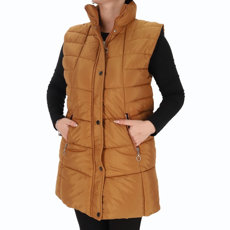 For She Γυναικείο Γιλέκο Puffer For She Γυναικείο Γιλέκο Puffer