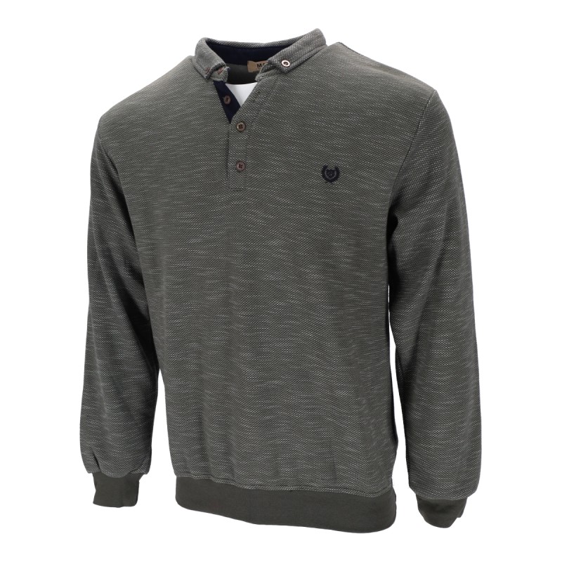 MADU SPORTS WEAR Aνδρική Mακρυμάνικη Μπλούζα Τύπου POLO