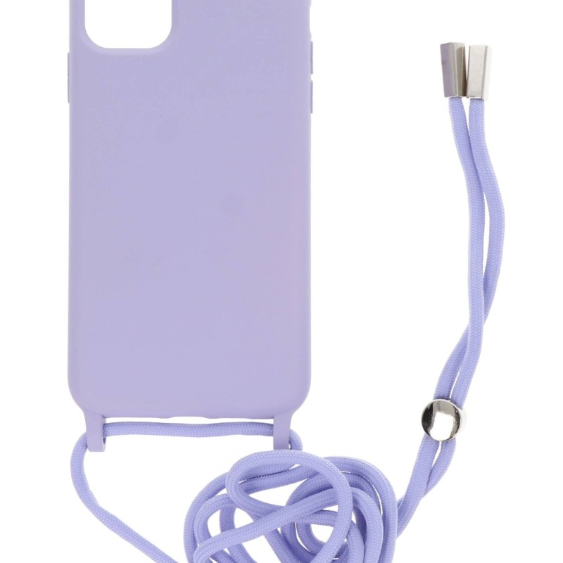 Θήκη Σιλικόνης Back Cover Με Ρυθμιζόμενο Κορδόνι (Iphone 11)
