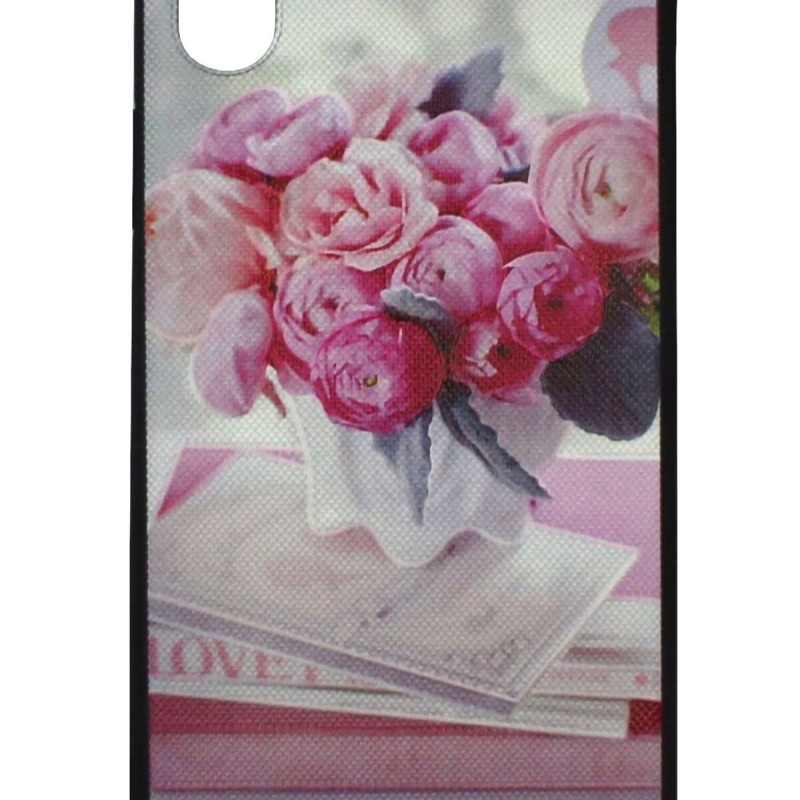 Back Cover Θήκη Σιλικόνης Με Σχέδιο Τριαντάφυλλα (Iphone XR)