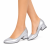 Level Shoes Δερμάτινες Γόβες με Χοντρό Τακούνι Level Shoes Δερμάτινες Γόβες με Χοντρό Τακούνι