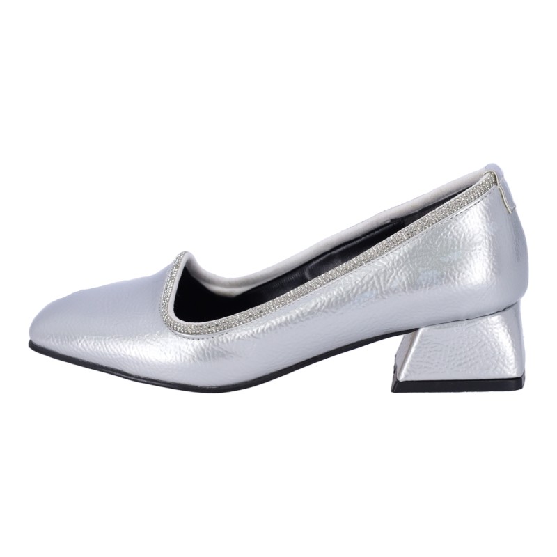 Level Shoes Δερμάτινες Γόβες με Χοντρό Τακούνι Level Shoes Δερμάτινες Γόβες με Χοντρό Τακούνι