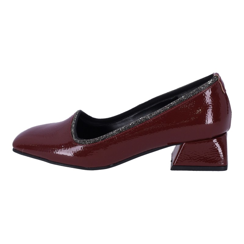 Level Shoes Δερμάτινες Γόβες με Χοντρό Τακούνι Level Shoes Δερμάτινες Γόβες με Χοντρό Τακούνι