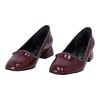 Level Shoes Δερμάτινες Γόβες με Χοντρό Τακούνι Level Shoes Δερμάτινες Γόβες με Χοντρό Τακούνι