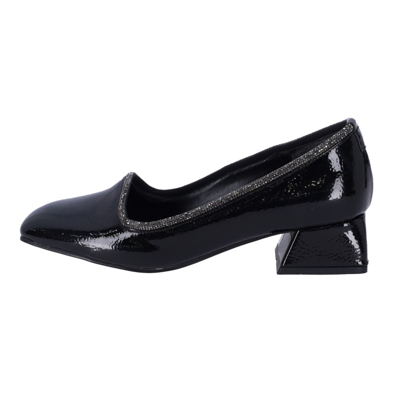 Level Shoes Δερμάτινες Γόβες με Χοντρό Τακούνι Level Shoes Δερμάτινες Γόβες με Χοντρό Τακούνι