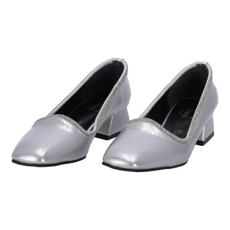 Level Shoes Δερμάτινες Γόβες με Χοντρό Τακούνι Level Shoes Δερμάτινες Γόβες με Χοντρό Τακούνι