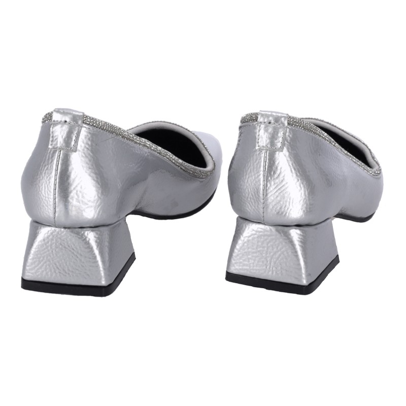 Level Shoes Δερμάτινες Γόβες με Χοντρό Τακούνι Level Shoes Δερμάτινες Γόβες με Χοντρό Τακούνι