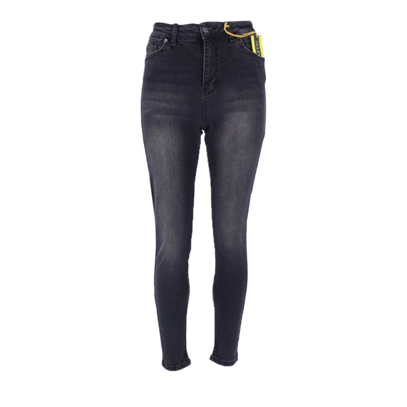 Selfy Jeans High Waist Skinny Fit Women's Jean Pants Black Selfy Jeans High Waist Skinny Fit Women's Jean Pants Black