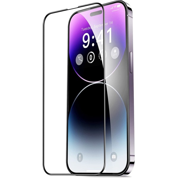 Borofone Fullscreen Tempered Glass Μαύρο (Iphone 14/ Iphone 14 Pro)