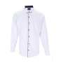 G.PORT Ανδρικό Μακρυμάνικο Πουκάμισο Σε Λευκό Χρώμα