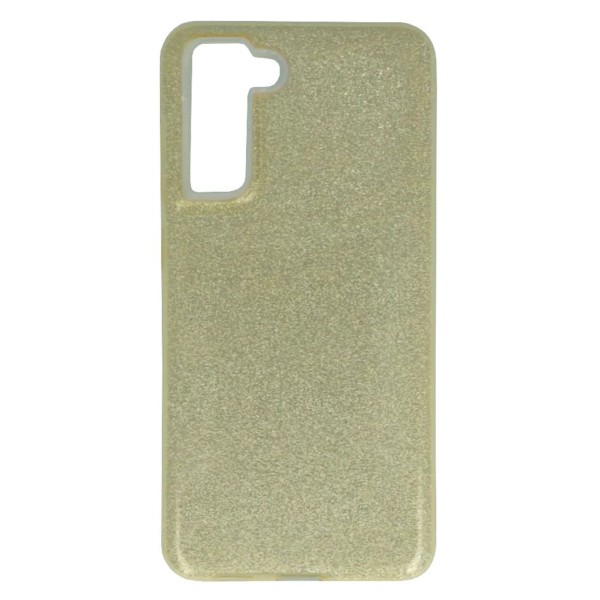 Siipro Back Cover Θήκη Σιλικόνης Με Γκλίτερ Χρυσό (Samsung Galaxy S21)