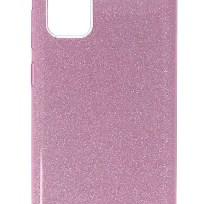 Back Cover Θήκη Σιλικόνης Με Γκλίτερ Λιλά (Samsung Galaxy S20 Plus)