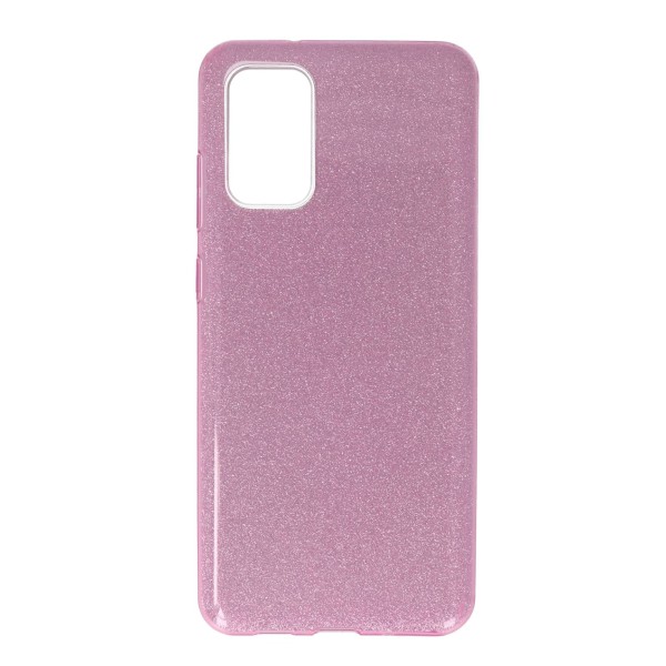 Back Cover Θήκη Σιλικόνης Με Γκλίτερ Λιλά (Samsung Galaxy S20 Plus)