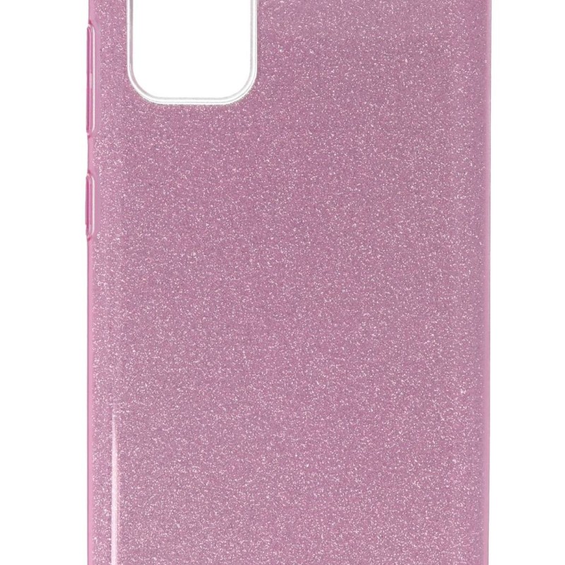 Back Cover Θήκη Σιλικόνης Με Γκλίτερ Λιλά (Samsung Galaxy S20 Plus)
