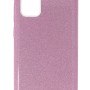 Back Cover Θήκη Σιλικόνης Με Γκλίτερ Λιλά (Samsung Galaxy S20 Plus)
