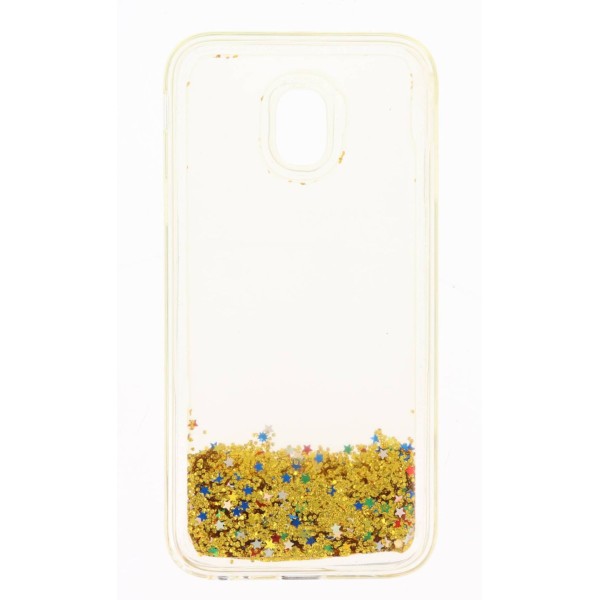 Back Cover Θήκη Σιλικόνης Με Κινούμενη Χρυσόσκονη (Samsung Galaxy J3 2017)