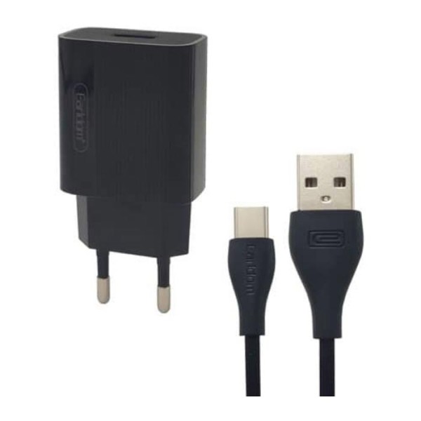 Earldom ES-202C Σετ Φόρτισης Με 2 Θύρες USB και καλώδιο USB σε Type C