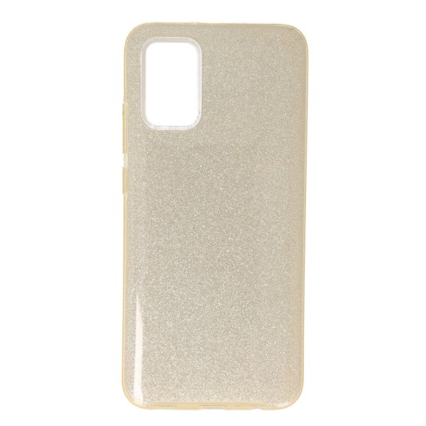 B.D.L Back Cover Θήκη Σιλικόνης Με Γκλίτερ Χρυσό (Samsung Galaxy A02s)