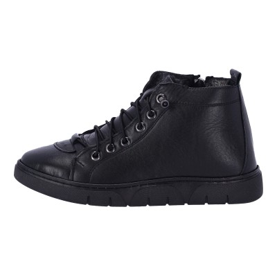 M.Seving Shoes Γυναικεία Μποτάκια Δερμάτινα Ρυθμιζόμενα με Φερμουάρ M.Seving Shoes Γυναικεία Μποτάκια Δερμάτινα Ρυθμιζόμενα με Φερμουάρ