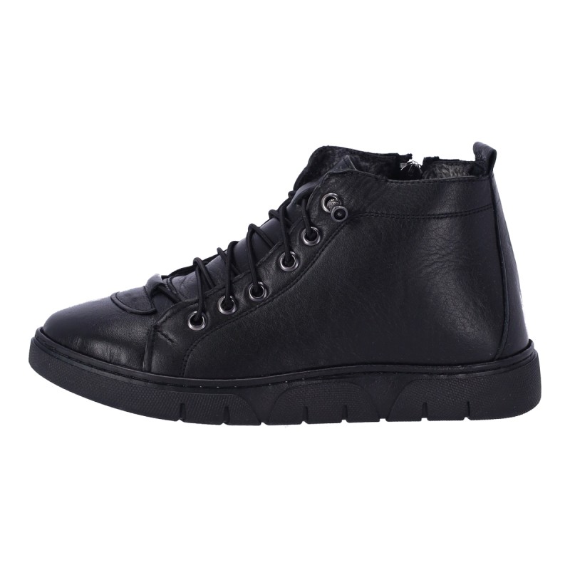 M.Seving Shoes Γυναικεία Μποτάκια Δερμάτινα Ρυθμιζόμενα με Φερμουάρ M.Seving Shoes Γυναικεία Μποτάκια Δερμάτινα Ρυθμιζόμενα με Φερμουάρ