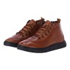 M.Seving Shoes Γυναικεία Μποτάκια Δερμάτινα Ρυθμιζόμενα με Φερμουάρ M.Seving Shoes Γυναικεία Μποτάκια Δερμάτινα Ρυθμιζόμενα με Φερμουάρ