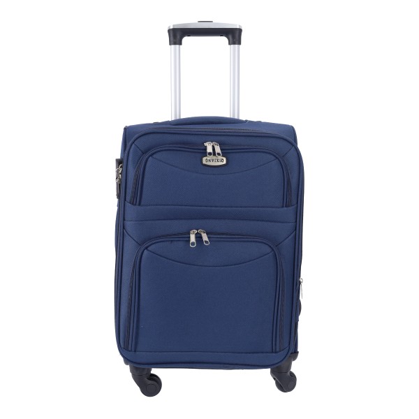 Βαλίτσα QIXIANG Υφασμάτινη Blue Καμπίνας /Χειραποσκευή