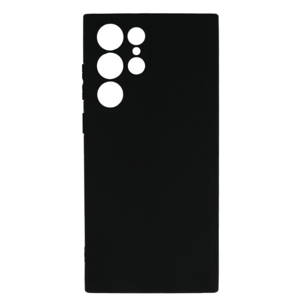Siipro Back Cover Θήκη Σιλικόνης Ματ Μαύρο (Samsung Galaxy S22 Ultra)