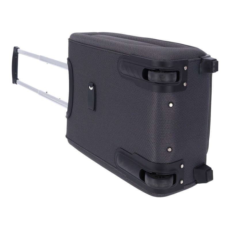 CZ&YS Βαλίτσα Καμπίνας Υφασμάτινη με Ύψος 53cm Γκρι