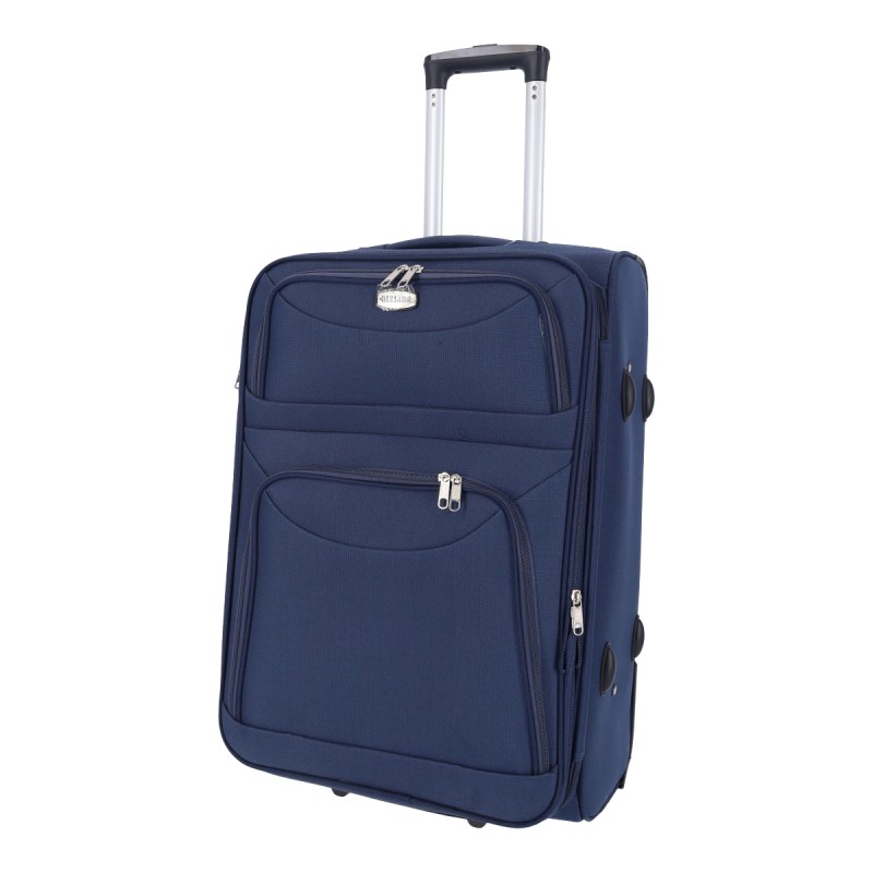 QXIANG Βαλίτσα Υφασμάτινη Ύψος 63cm Medium Μπλε