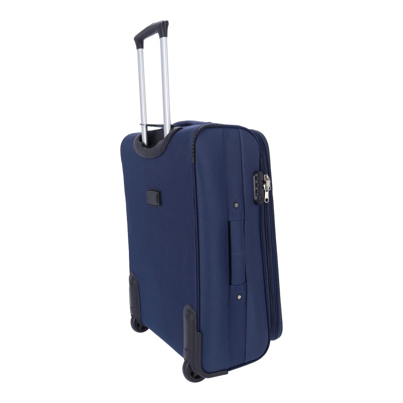 QXIANG Βαλίτσα Υφασμάτινη Ύψος 63cm Medium Μπλε