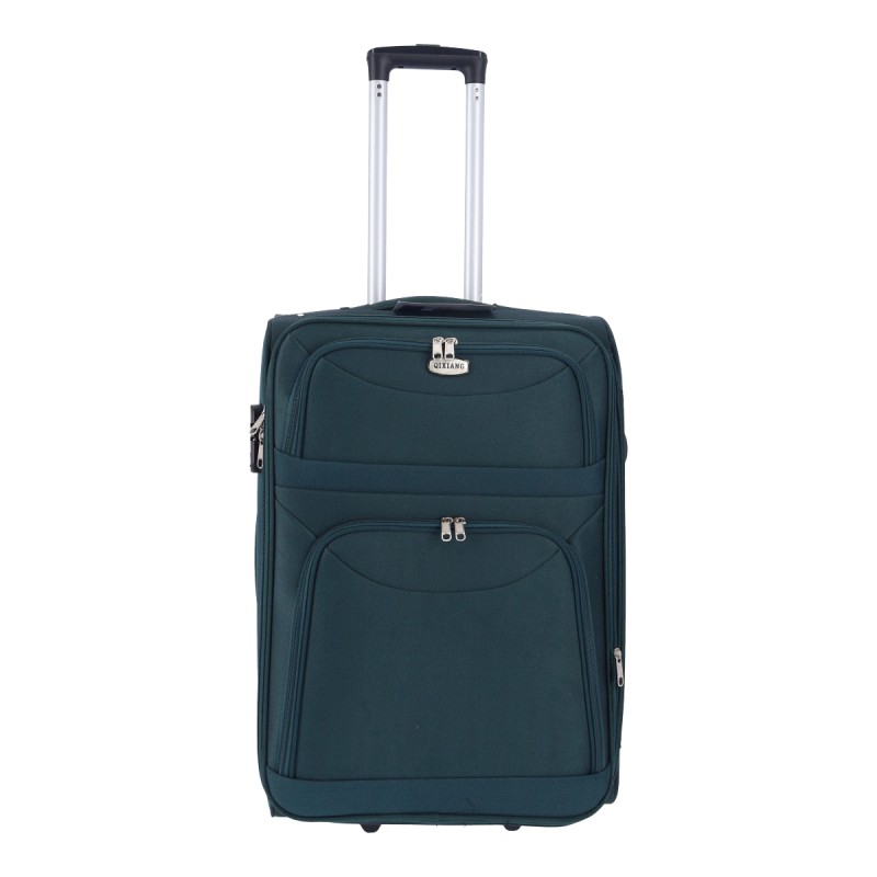 QXIANG Βαλίτσα Υφασμάτινη Ύψος 63cm Medium Πράσινο